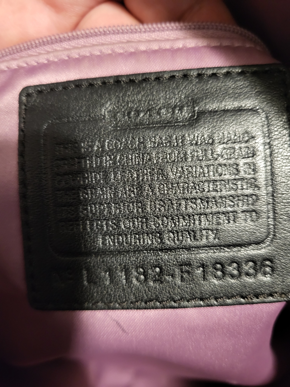 Coach Laura Black Pattened TOTE. - Picture 5 of 6